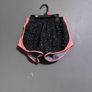Nike galaxy patterned dri-fit athletic running shorts size girls medium
